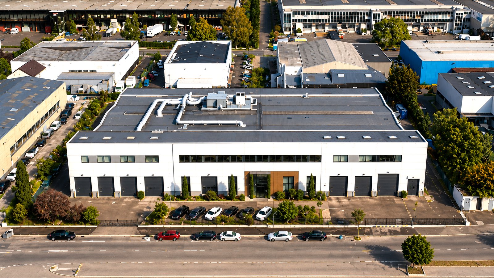 Argenteuil (95) — actif logistique / activité, vue aérienne